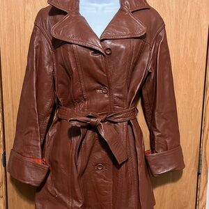 Brown Leather Women's Jacket